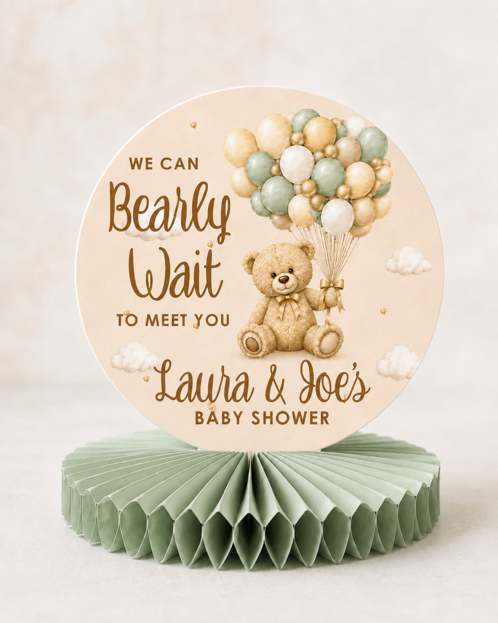 We Can Bearly Wait Themed Table Setting Package