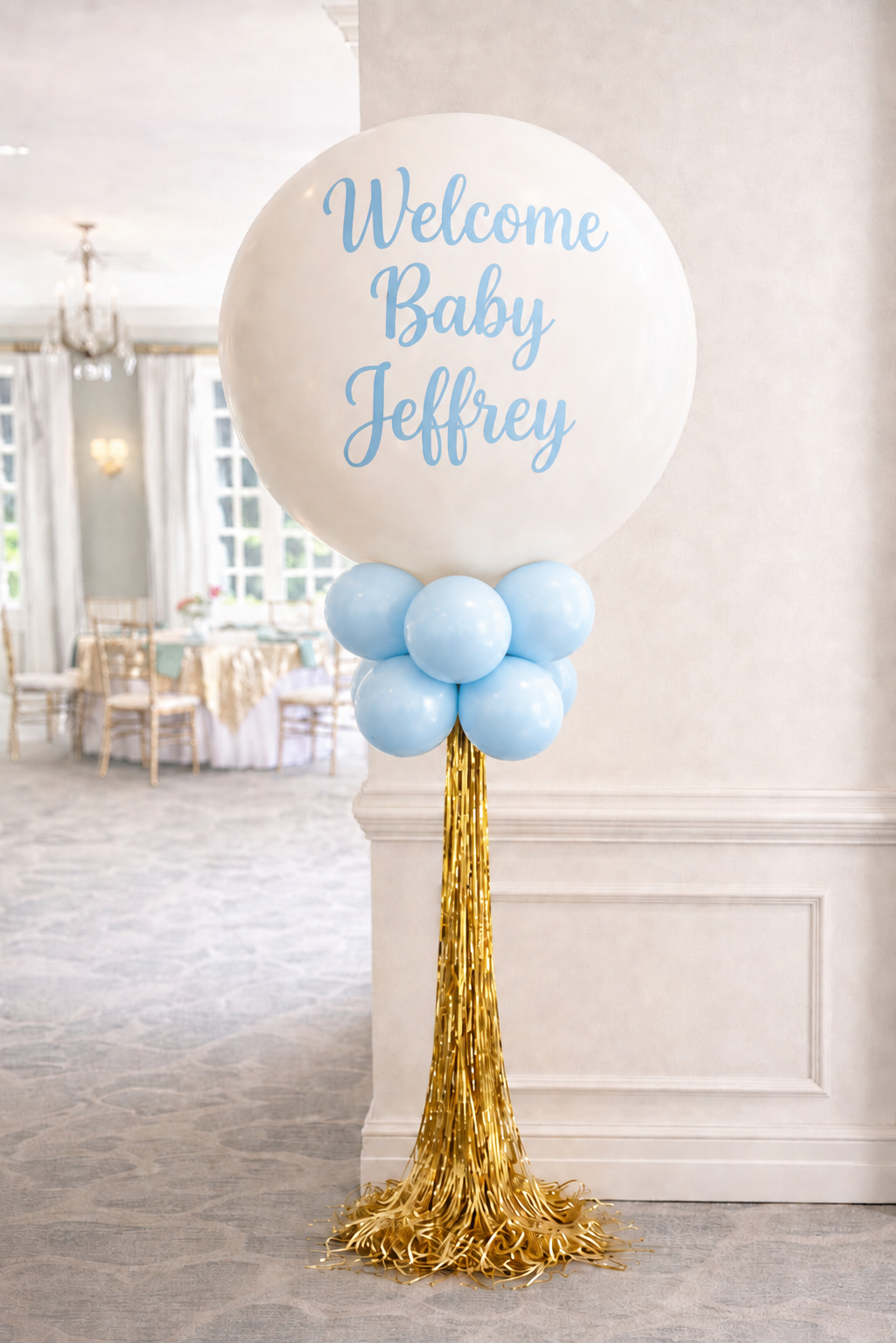 Faux Floating Tassel Balloon