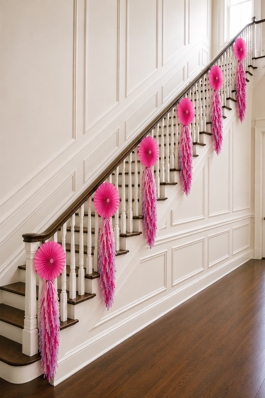 Paper Fans with Tassel Party Decor