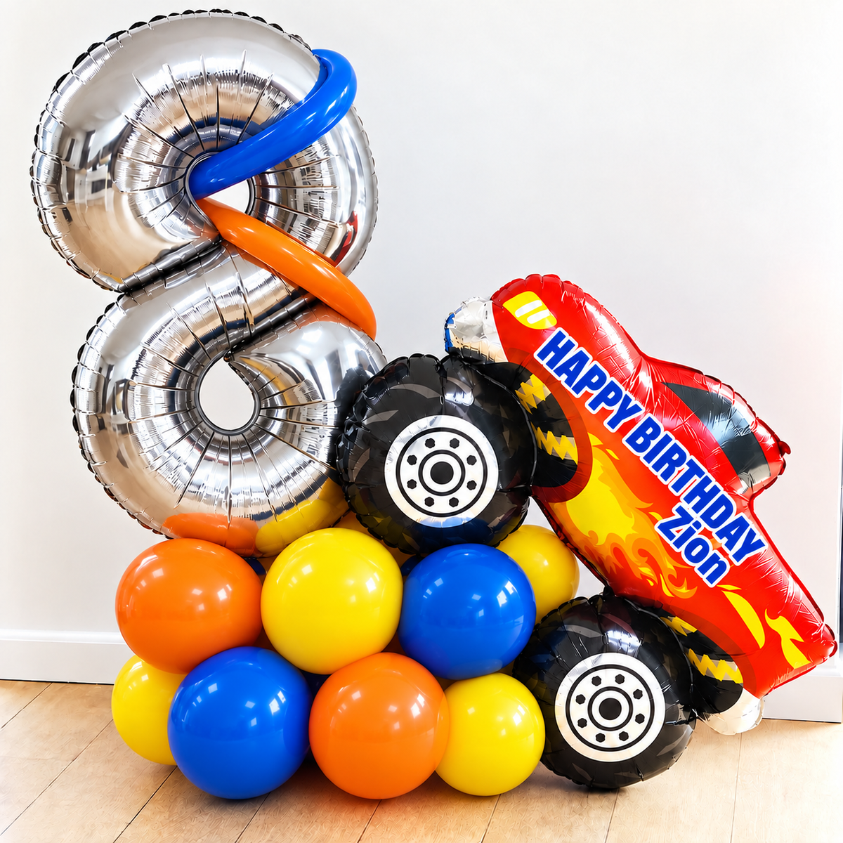 Monster Truck Customized Balloon Marquee