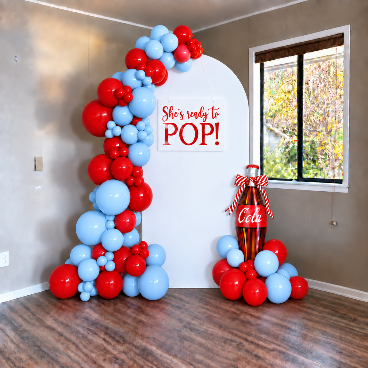 She's Ready to Pop Balloon Wall