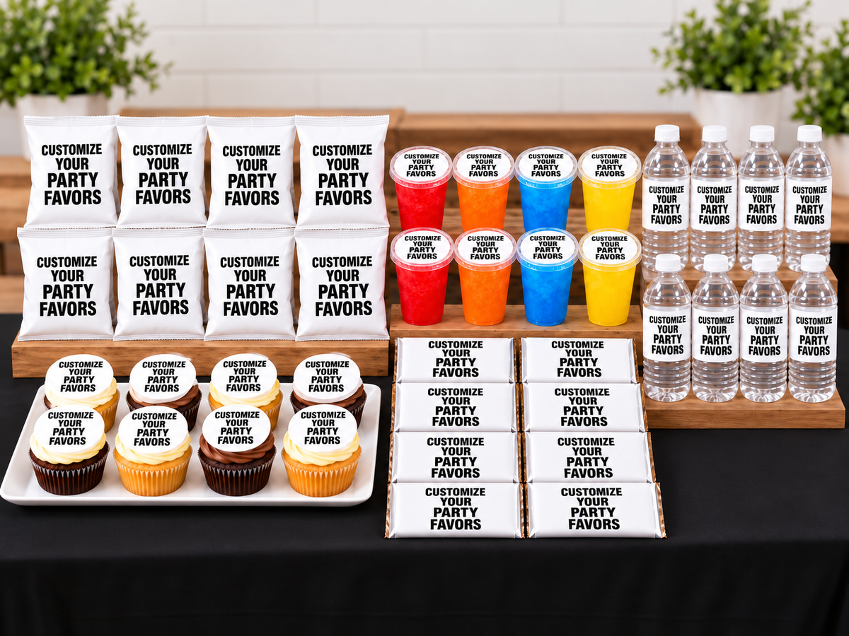 Fully Customizable Party Favors