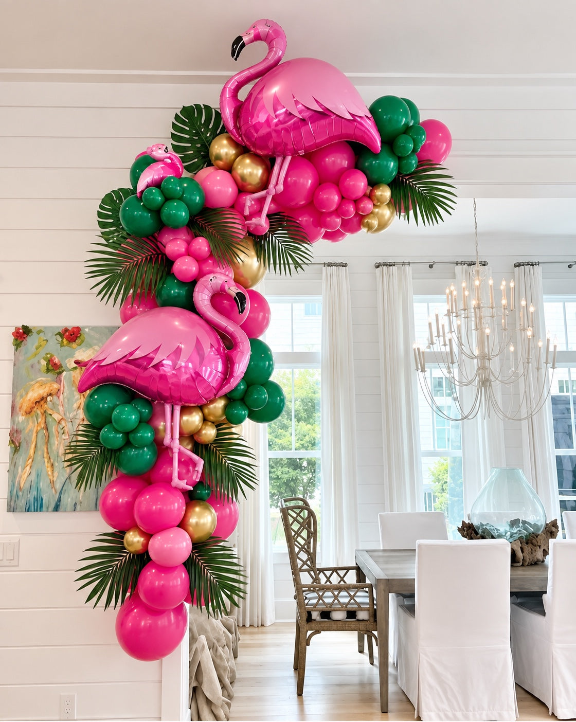 Flamingo Balloon Garland
