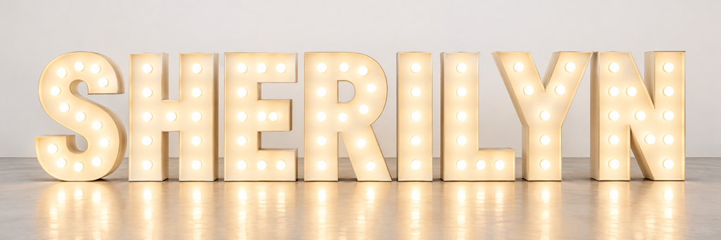 Light Up Marquee Letters/Numbers