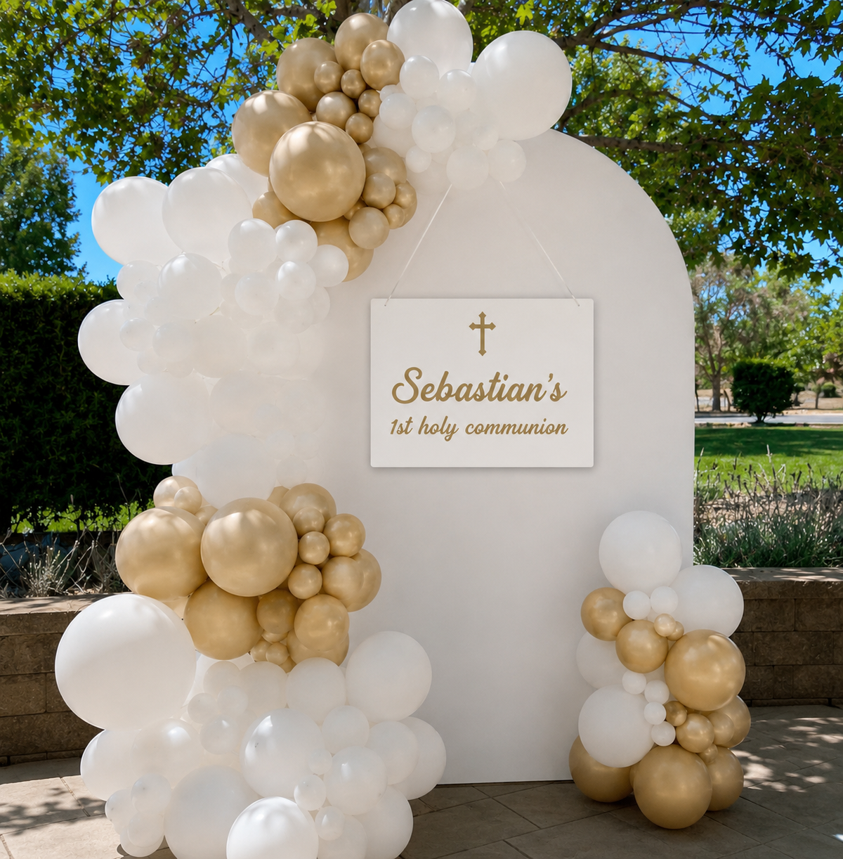 Spiritual Themed Balloon Arch
